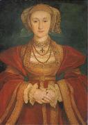 Hans Holbein Anne of Cleves (mk05) oil painting on canvas